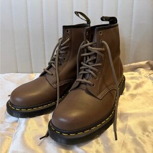 Brown Leather Dock Martens